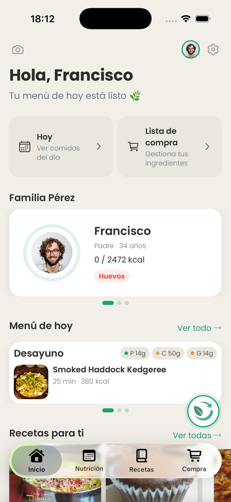 Inicio nutrIAssistant